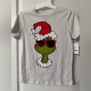 NWT Grinch Girls Short Sleeve Shirt, Size Small